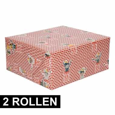 X inpakpapier zwarte pieten