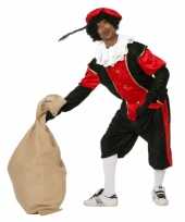 Zwart rood pietenpak